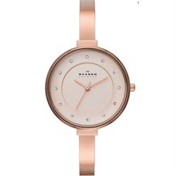 Image of Gitte rosa forgyldt quartz Dame ur fra Skagen, SKW2230